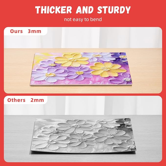 Simetufy 30Pcs 9x12Inch Canvas Boards - Image 3