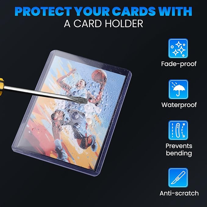 1000 Card Sleeves Top Loaders for Cards, Baseball Card Protectors, Trading Card - Image 3
