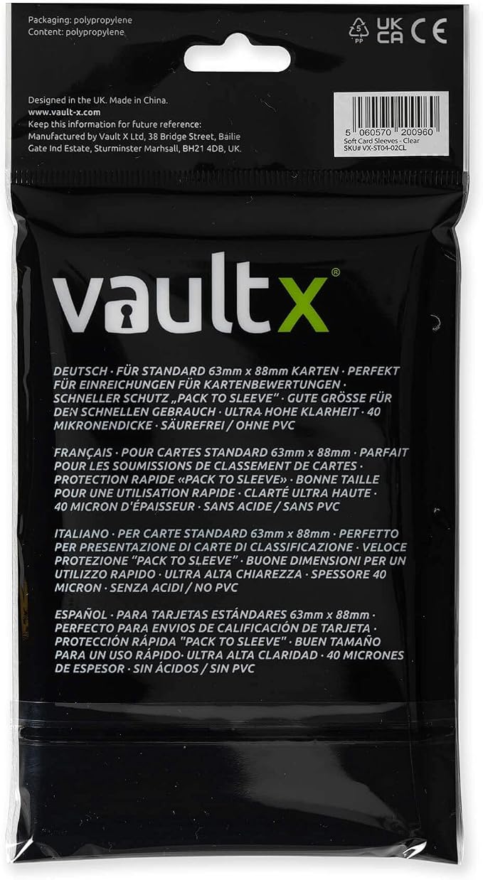 Vault X Soft Penny Sleeves for Standard Trading Cards TCG - Image 3