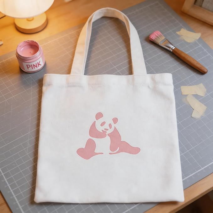 TIAMECH A4 Reusable Cute Panda Stencil - Image 6