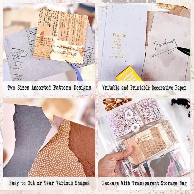Vintage Scrapbook Background Paper - Image 4