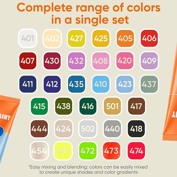 Grey Fabric Paint 2 fl. oz Tube – Permanent Fabric Paint Gray - Image 5
