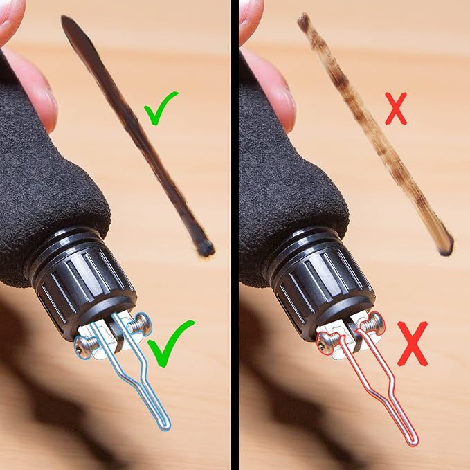 WEP 939D-V Wood Burning Kit 250-750℃/482-1382℉Adjustable Wood Burning Tool - Image 8