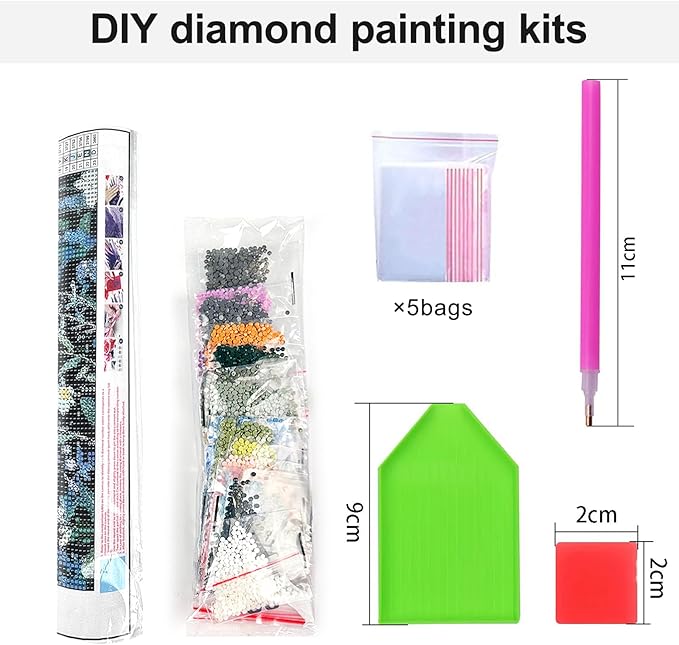 Cocktail Diamond Art Kits for Adults, 5D DIY Diamond Painting Kits for Beginner - Image 9