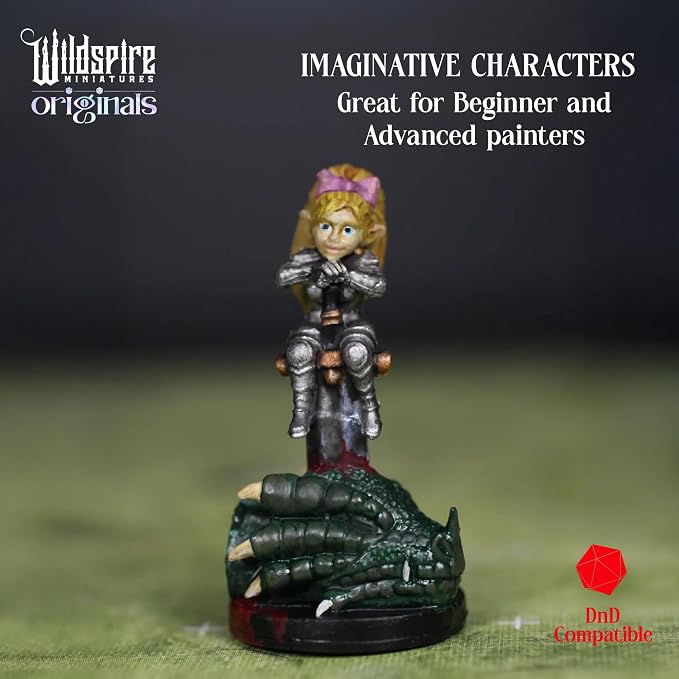 Wildspire Hero, Player-Character, NPC DND Miniatures, 28mm32mm Unpainted D&D - Image 6
