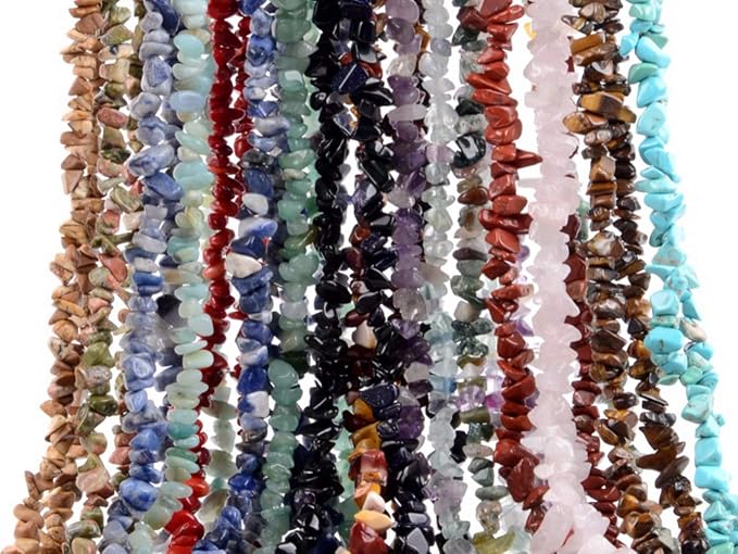 Natural Chip Stone Beads Citrine 5-8mm About 400 Pieces Irregular Gemstones - Image 9