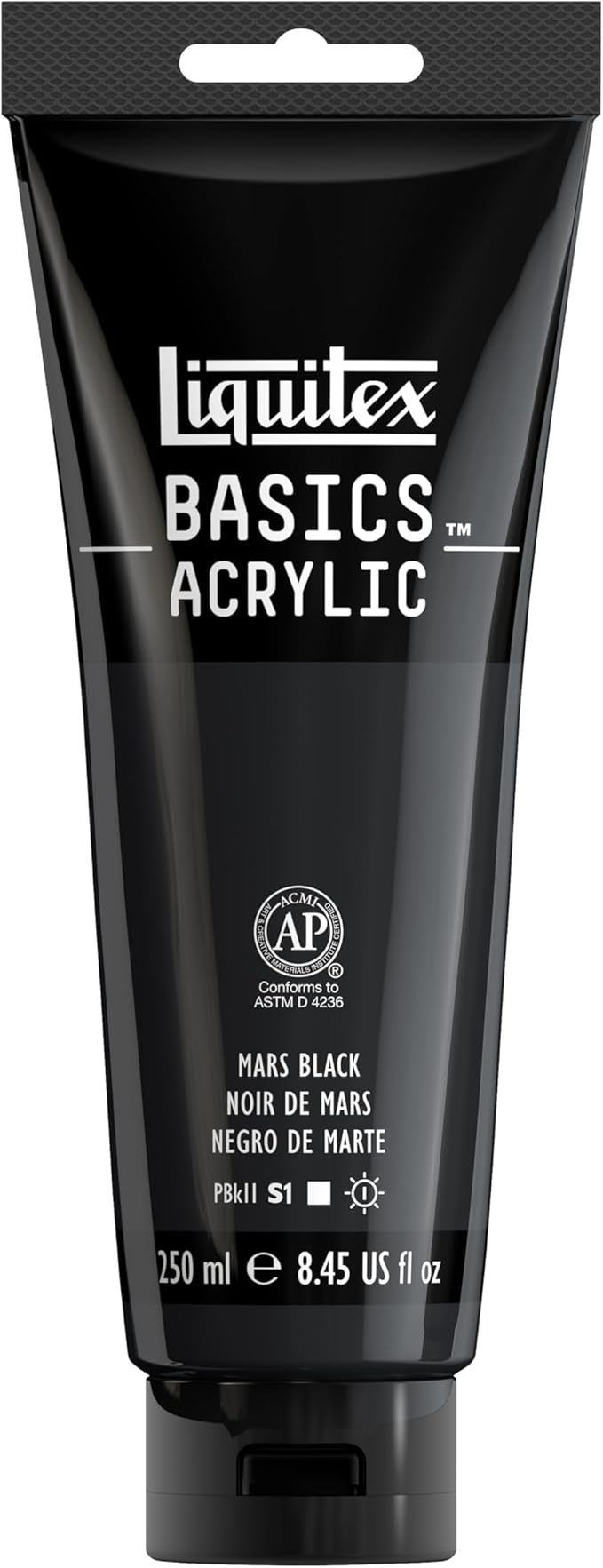 Liquitex BASICS Acrylic Paint, 250ml Tube, Mars Black by Liquitex