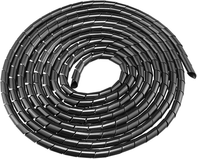 uxcell 10mm Flexible Spiral Cable Wrap Wire Cord Wraps Computer Manage Cord 9M by uxcell