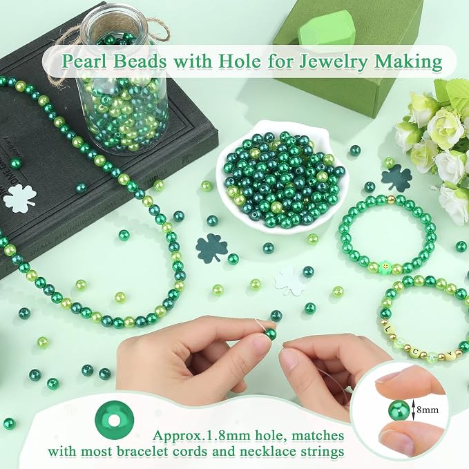 DUQGUHO 8mm St. Patrick's Day Beads - Image 4