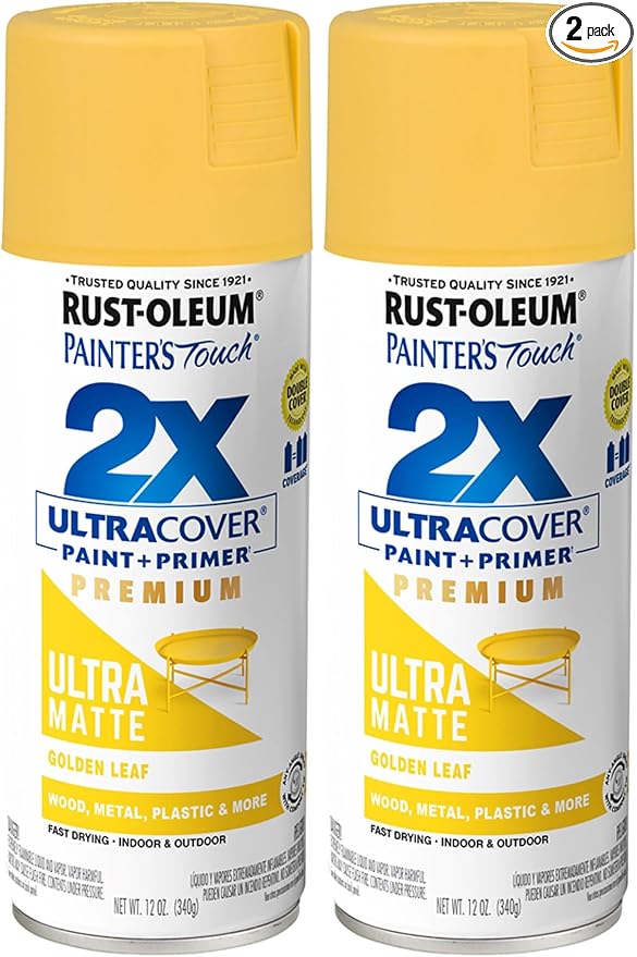 Rust-Oleum 331186 Painter's Touch 2X Ultra Cover Spray Paint, 12 oz, Ultra by Rust-Oleum