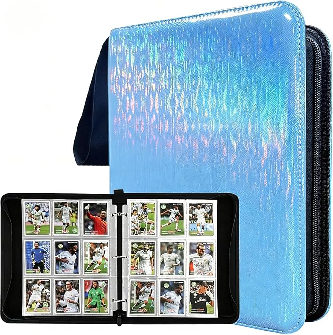 Sparkly Trading Card Binder 9-Pocket Zippered by Unknown