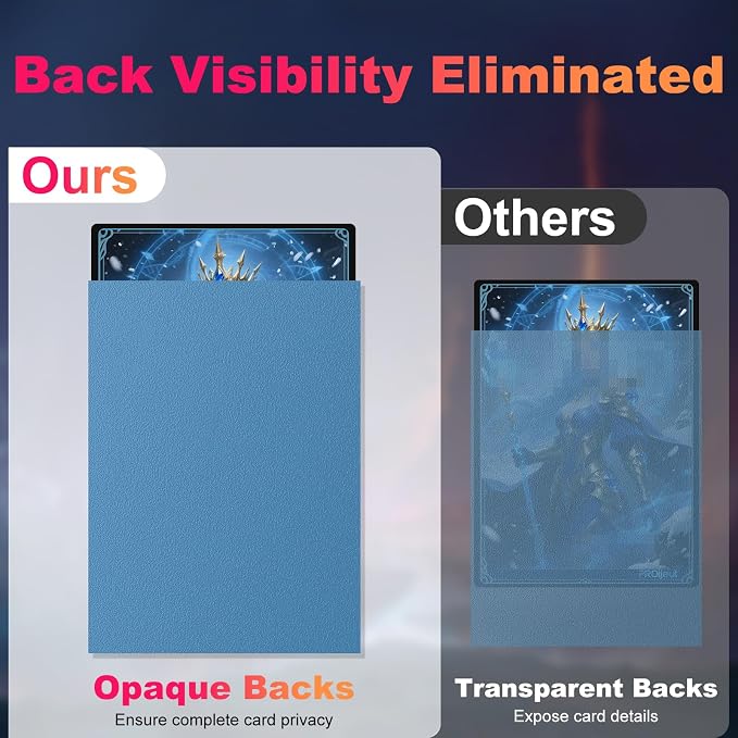 200 Pack Card Sleeves, Matte Dual Trading Card Sleeves - Image 3