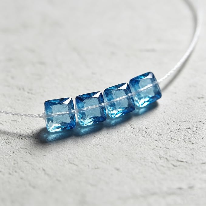 AierCrystal Aquamarine Color Cubic Zirconia Loose Beads Unset - Image 6
