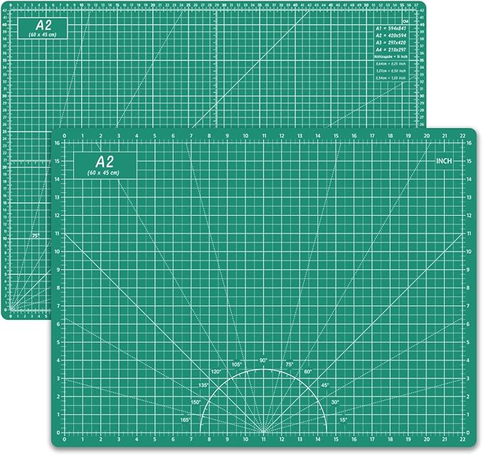 Headley Tools Thickened 18 x 24 Inch Self Healing Sewing Cutting Mat, A2 Rotary by HeadleyTools