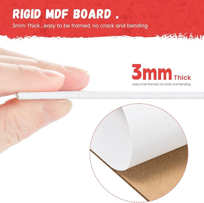 Simetufy 30Pcs 9x12Inch Canvas Boards - Image 4