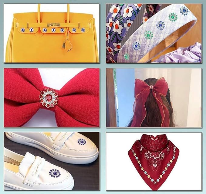 Mixed Colors 14mm 150pcs Sunflower Shape Sew on Rhinestones, Jewels Crystals - Image 5