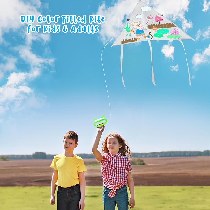 24 Pcs DIY Color Filled Kite for Kids - Image 6