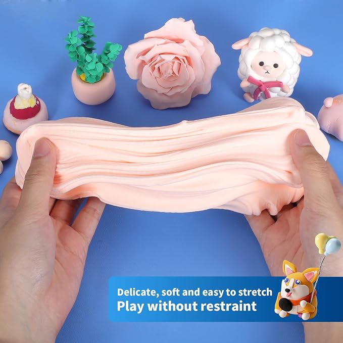 ifergoo Skin Air Dry Clay, DIY Creative Modeling Clay - Image 4