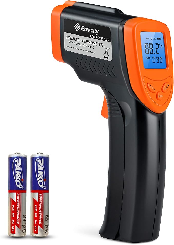 Etekcity Infrared Thermometer Laser Temperature Gun, -58°F~1130°F, Pizza Oven by Etekcity