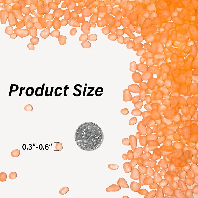 QEQEKAKA Sea Glass Stones for Crafts About 0.5LB Glass Pebbles Gemstones Bulk - Image 4