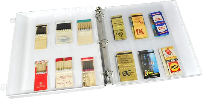 UniKeep Matchbook Cover Collection Storage Album & Display Case | Includes 15 - Image 6
