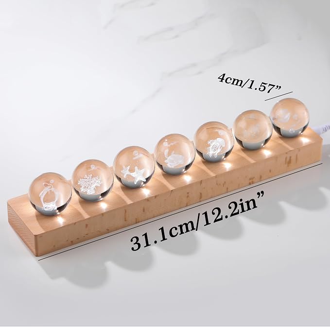 Qianwei 3D Crystal Ball Sea Glass Ocean Decor - Image 5