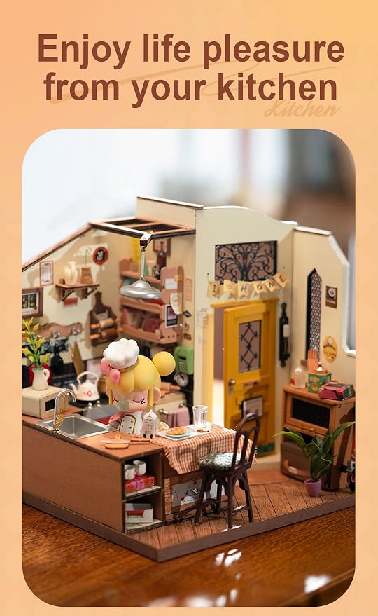 Rowood Miniature House Kit, DIY Miniature Dollhouse Kit - Image 3