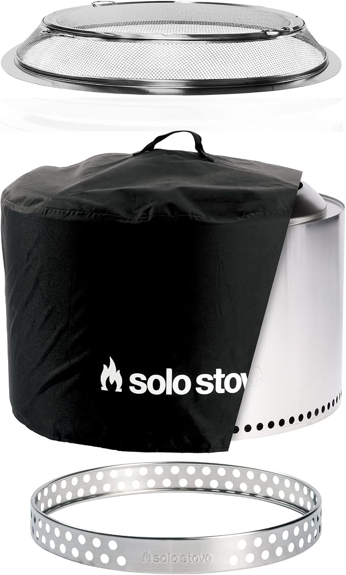 Solo Stove Yukon Big Yard Bundle 2.0 | Incl. Yukon Smokeless Fire Pit by Unknown