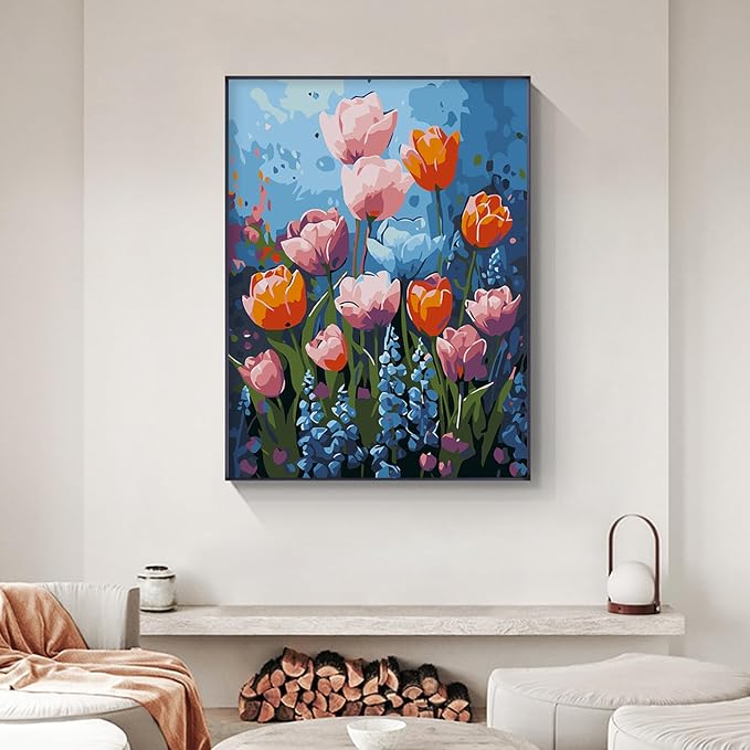 Yezavesu Framed Paint by Numbers Kit - Image 2