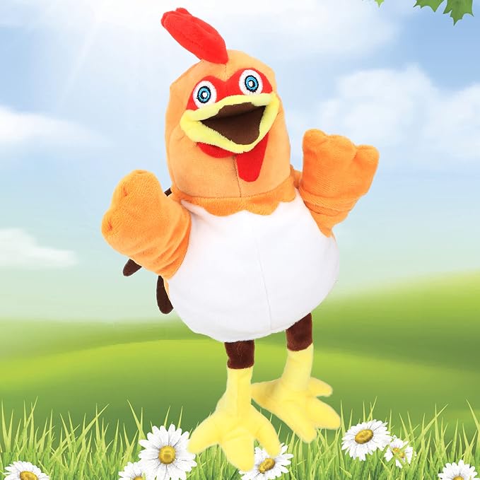 Easfan Chicken Hand Puppet Plush Animal Toy by Easfan