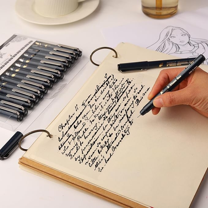 16 Pack Micro Fineliner Drawing Pens - Image 6