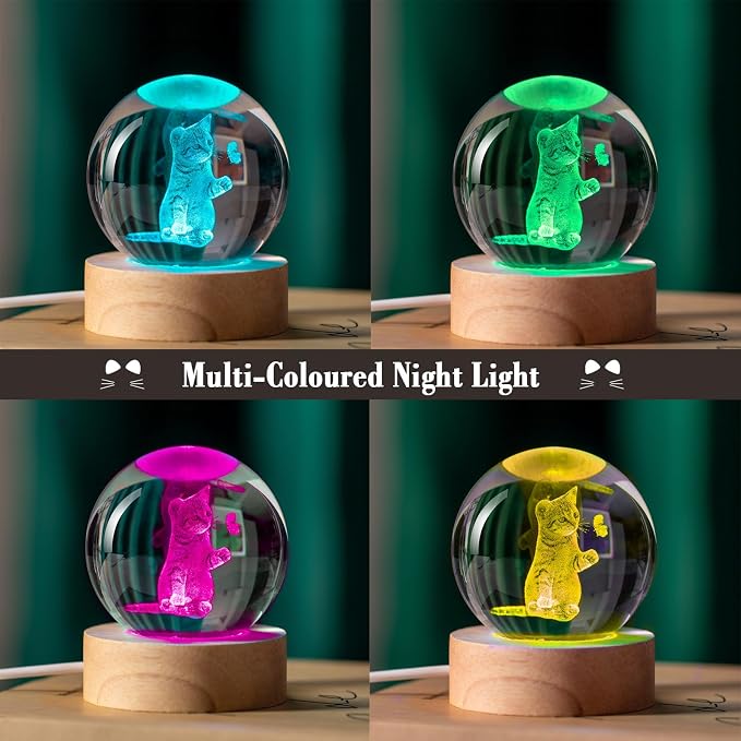 IFOLAINA 3D Cat Crystal Ball Ideas Gifts - Image 6