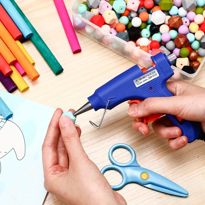 Zhengmy 6 Pieces Mini Hot Glue Gun Crafts Hot Melt Guns Fast Preheating and - Image 5
