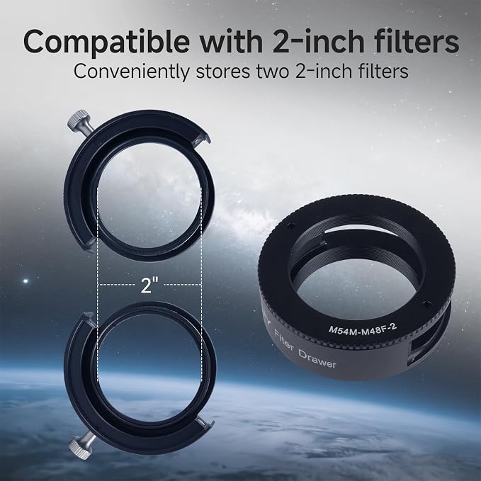 SVBONY SV226 M54 Telescope Filter Drawer, Astrophotography Filter Drawer - Image 3