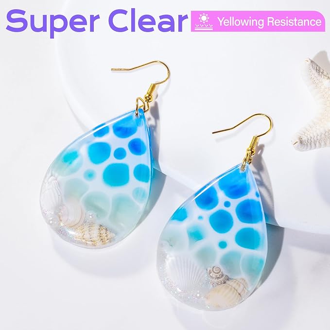 HeyClear 100g UV Resin kit -Super Clear, Hard Premixed and Fast Curing - Image 3