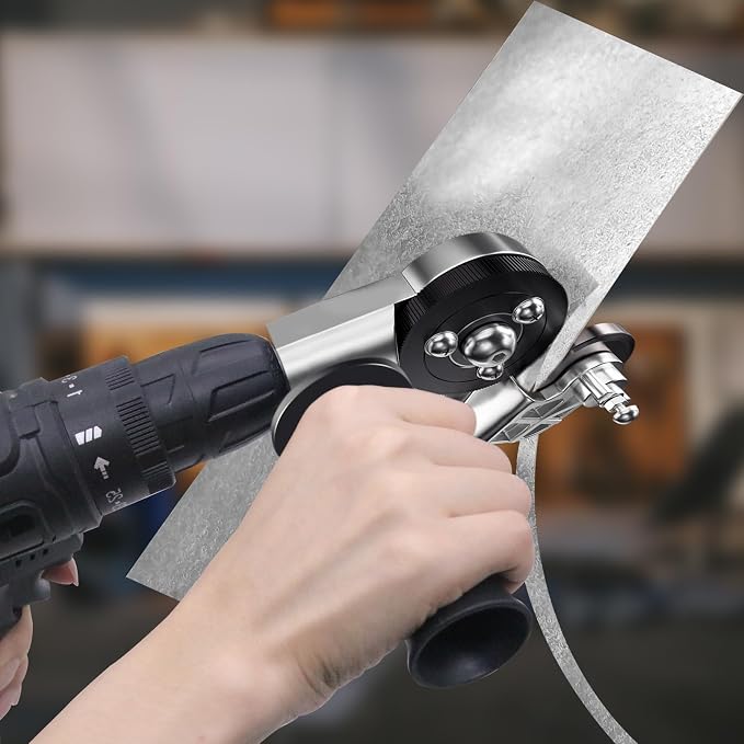 CZS Sheet Metal Cutter Drill Attachment, Electric Drill Shears Attachment - Image 3