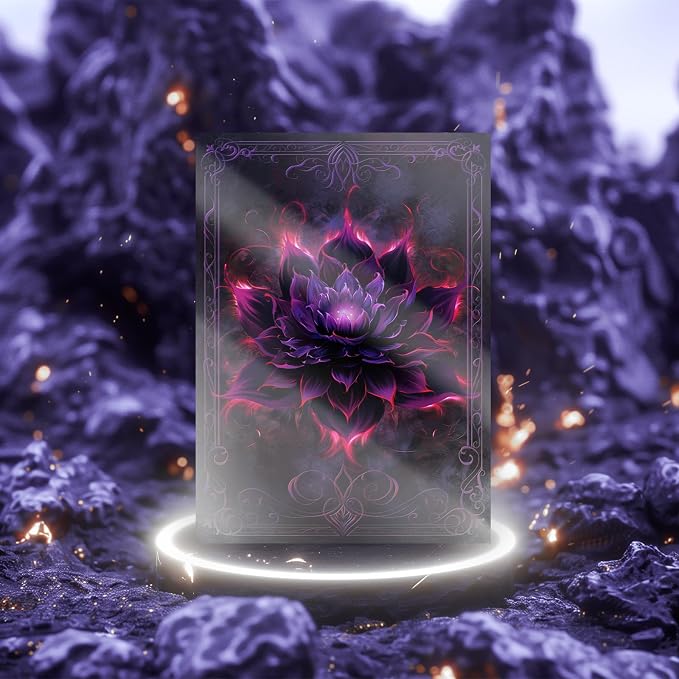 MTG Card Sleeves 100CT, Matte Art Card Sleeves, Matte Back & Clear Front - Image 3