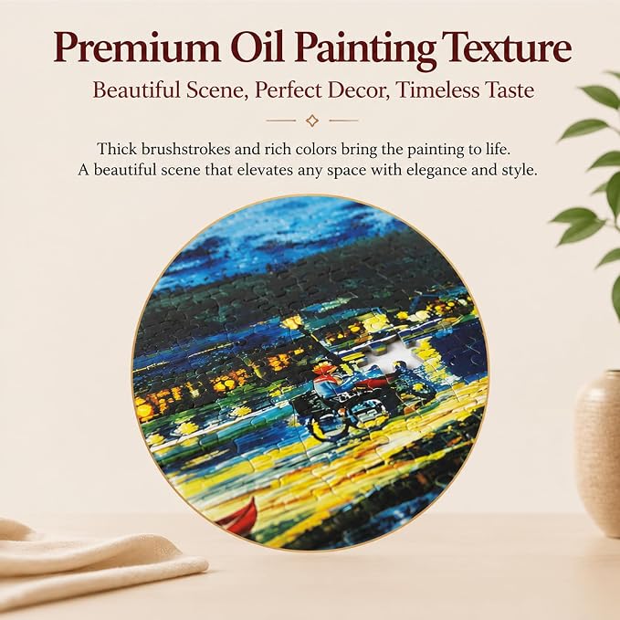 Puzzles for Adults 1000 Pieces, 2 Pack Lake Cabin and Moonlight Jigsaw Puzzles - Image 7