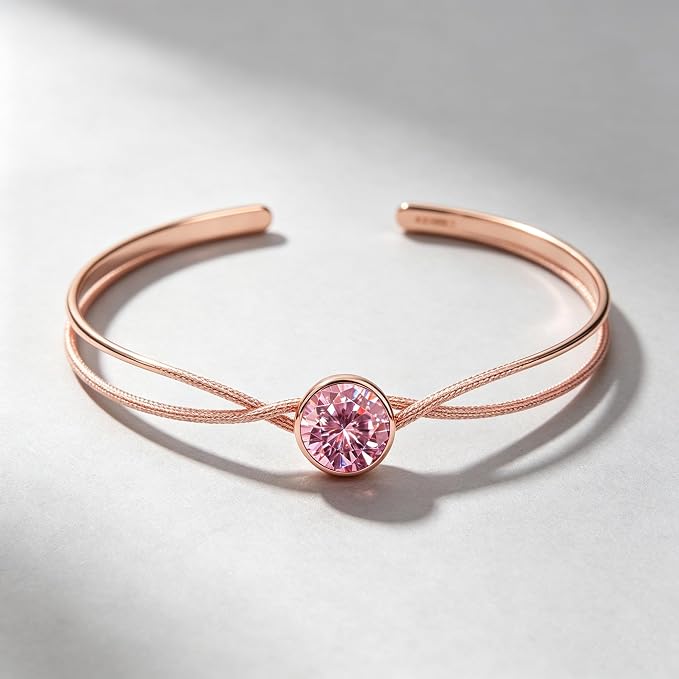 Pink Gemstone Color Cubic Zirconia Loose Beads Unset - Image 8