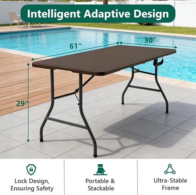 Folding Table 5ft - Image 3