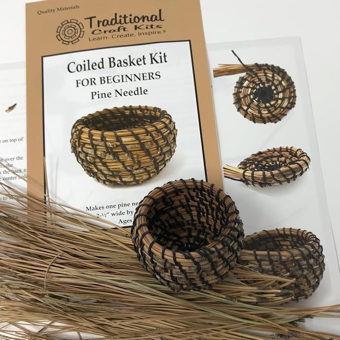 Traditional Craft Kits Coiled Basket Weaving Kit - Image 2