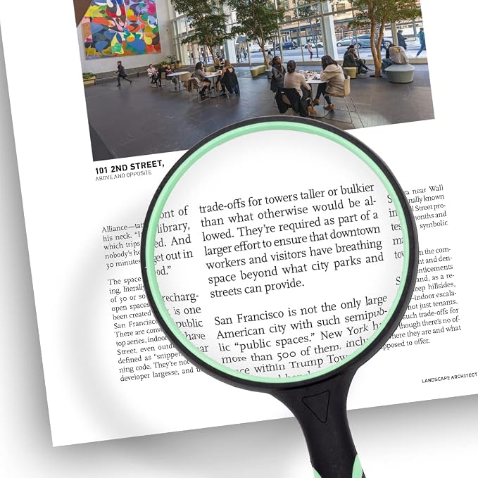 Large Magnifying Glass 5X Handheld Reading Magnifier - Image 3