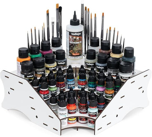 Vallejo - Corner Paint Organizer Rack by Vallejo