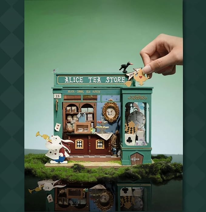 Rolife DIY Miniature House Kit Alice's Tea Store, Tiny House Kit - Image 3