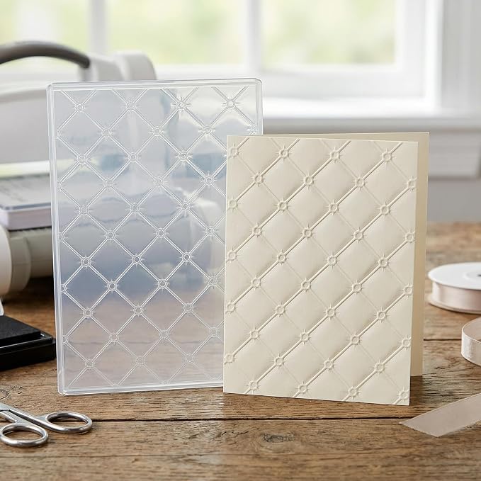 Tufted 3D Embossing Folder for Card Making, Paper Crafting, DIY Crafts and - Image 5