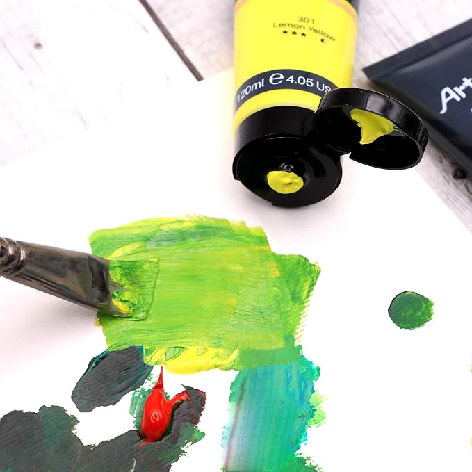 Artecho Acrylic Paint, Burnt Sienna Paint Tubes, Art Craft Paints - Image 4