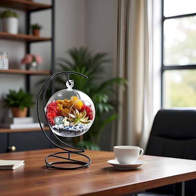 Creations by Nathalie DIY 5" DIY Globe Terrarium Kit - Image 6
