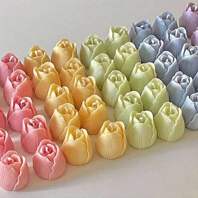 3 PCS 3D Tulip Silicone Molds for Candle Resin Soap Making Crafts | 3D - Image 7