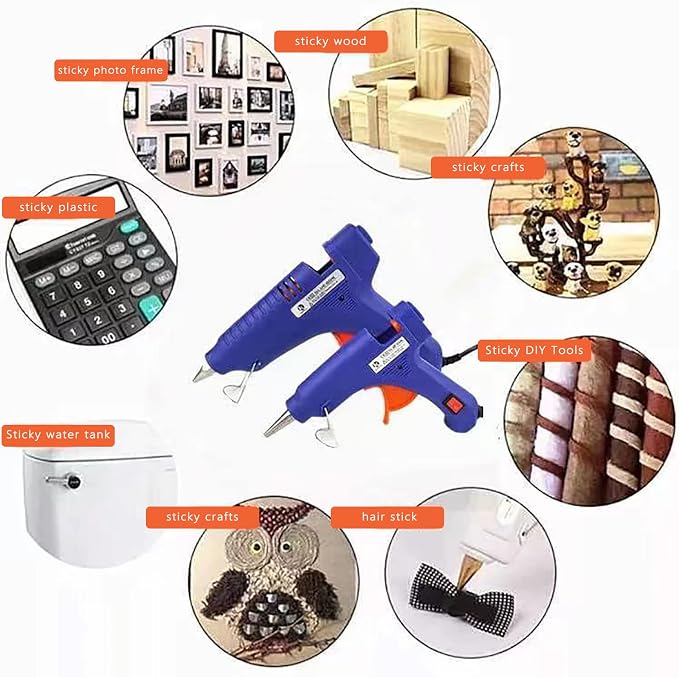 Mini Hot Glue Gun 10pcs Glue Stick Hot Glue Gun Set - Image 6