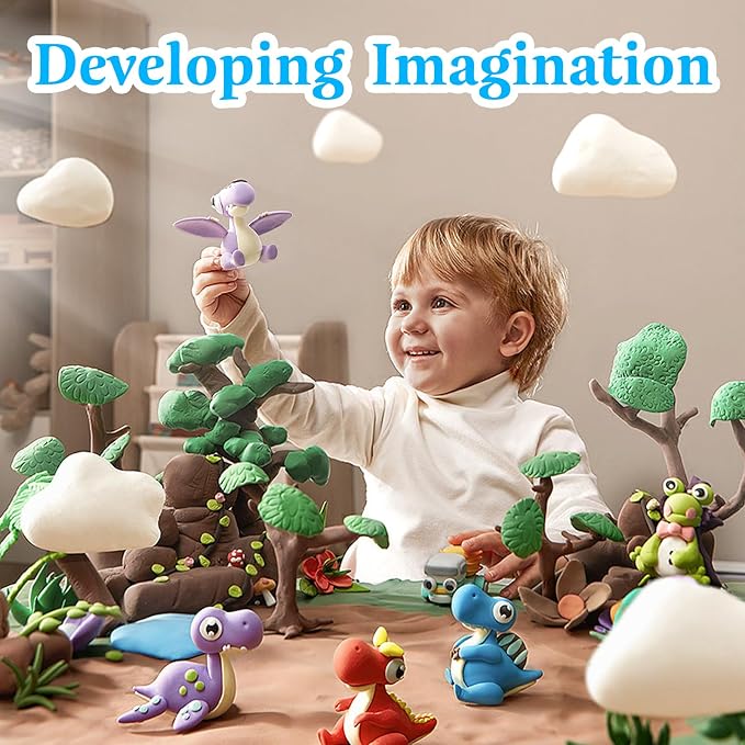 100g Foam Clay, Modeling Clay, Air Dry Ultra Light Clay, Non-Sticky, Ideal Gift - Image 5